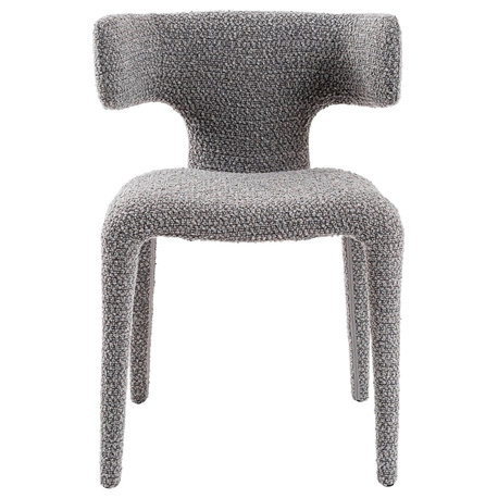 Modrest Saehee Modern Light Grey Fabric Dining Chair