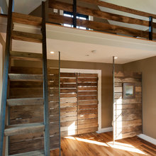 Loft railing and ladders