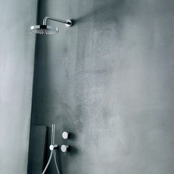 Fukasawa 240mm Rainhead With 300mm Wall Arm - Shower Heads and Body Sprays