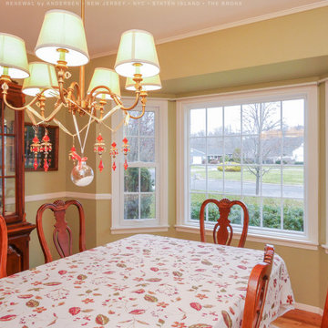Delightful Dining Room with New Bay Window - Renewal by Andersen New Jersey / NY