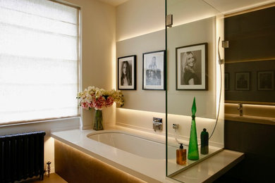 Contemporary bathroom in London.