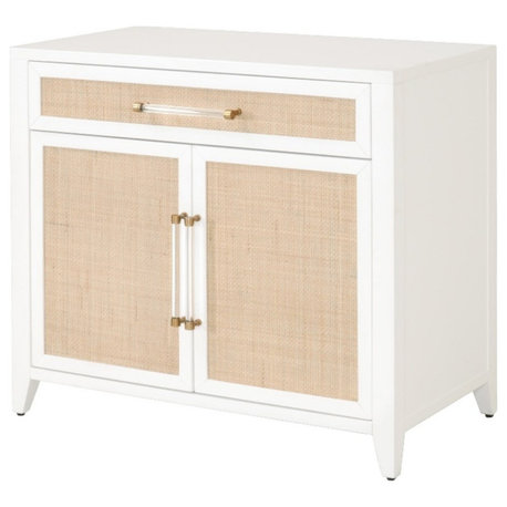 Star International Furniture Traditions Holland Wood Media Chest in White