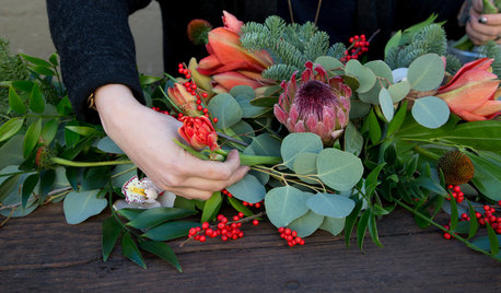 How to Make an Organic Floral Table Garland for a Dinner Party