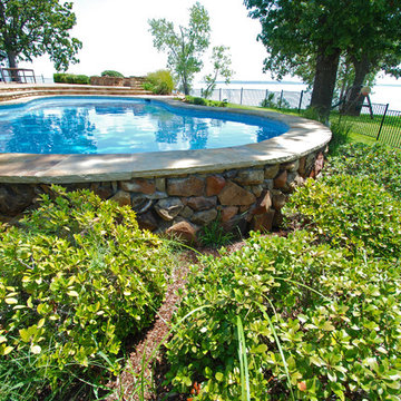 Backside of Pool