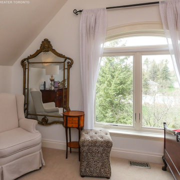 Stylish Bedroom with New White Windows - Renewal by Andersen Greater Toronto, On
