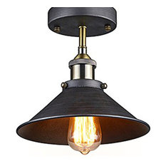 Edison Pendant Lighting Houzz Highlight Antique Edison Semi Flush Ceiling Lamp Vintage Mini Pendant Fixture Lighting