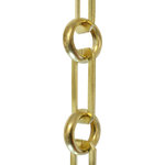 RCH Hardware - RCH Hardware Brass Rectangle Chandelier Chain, Various Finishes, Acid Dipped, U4 - Chain price for [1 FT] and this product will be supplied as a continuous length if possible.