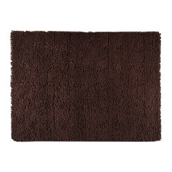 Mat The Basics - Mat The Basics Berber Brown Shag Rug - Rugs