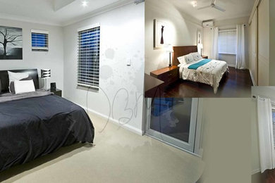 Example of a trendy bathroom design in Other