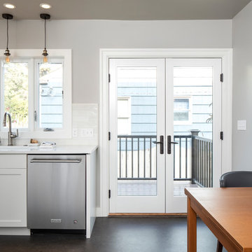 Small Kitchen Layout Swap in Under 200 Square Feet