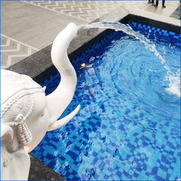 spectacular swimming pool in South Mumbai