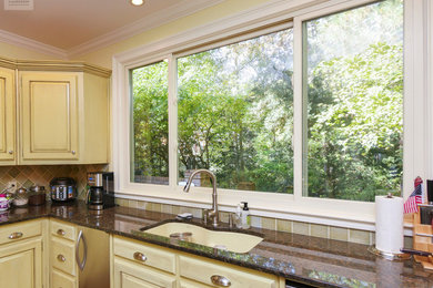 Large Triple Sliding Window in Gorgeous Kitchen - Renewal by Andersen Greater Ge