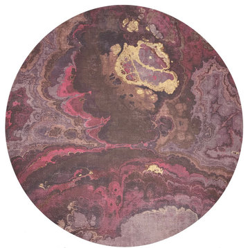 Agate Roccocco 16" Round Pebble Placemat, Set of 4