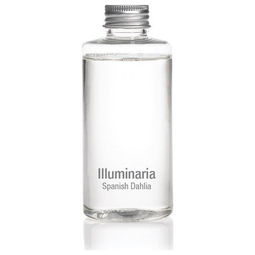 Zodax Spanish Dahlia Illuminaria Porcelain Diffuser in Gray Bottle - Refill