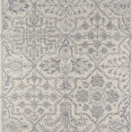 Momeni - Momeni Cosette Hand Tufted Traditional Area Rug Grey 3'6" X 5'6" - The intricate ornamentation of this traditional area rug is rich with regal embellishment. Moroccan-inspired arabesques and medallions recall the repeating patterns of antique encaustic tiles, filling the floor with captivating designs that are beautiful to behold. Hand-tufted construction enhances the artisanal beauty of each floorcovering with an enduring quality woven from natural wool fibers.