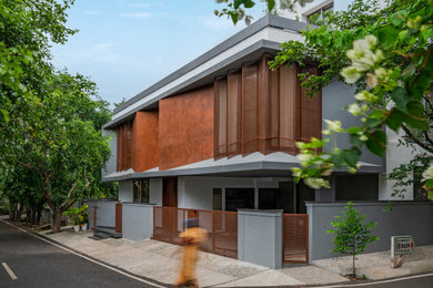 Example of a trendy exterior home design in Bengaluru