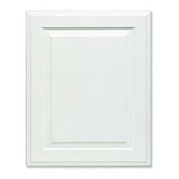 2 Piece Revere C-Panel RTF Cabinet Door from CabinetNow.com shown in 949 White - Kitchen Cabinetry