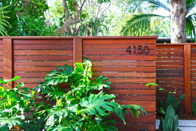 Inspiration for a 1960s exterior home remodel in Miami