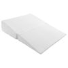 Folding Wedge Pillow-Memory Foam Pillow, Cover by Lavish Home, Ivory