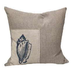 Seashell Pillow - Decorative Pillows