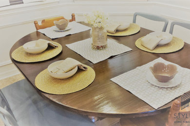 Inspiration for a country dining room remodel in Phoenix