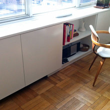 built in cabinets