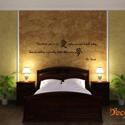 LOVE and DREAMS Wall Quote (Calligraphy) (SKU 017) - Wall Decals