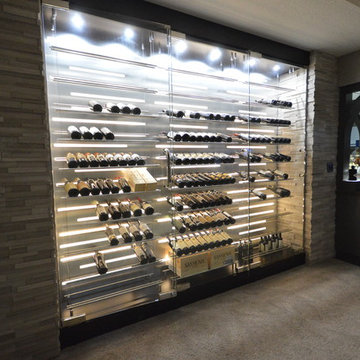 Contemporary Wine Cabinet - Tension Cable Series