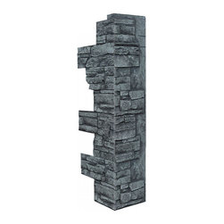 140-36-DEEP STACKED CORNER 36"H X 9"W X 1 1/2"D - Wall Panels