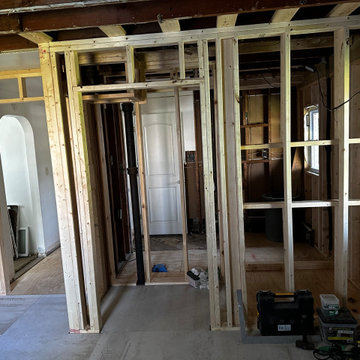 Current Canton water damaged main floor and Bathroom renovation