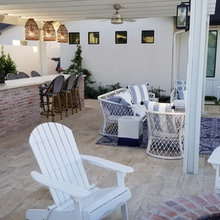 outdoor kitchen