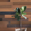 5"x2' Easy Smart Paneling 3D Wall Planks DIY Rustic Wood, Set of 12, 10 SF