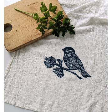 Chickadee Tea Towel