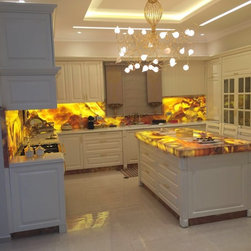 CEILING GLASS CHANDELIER - Products