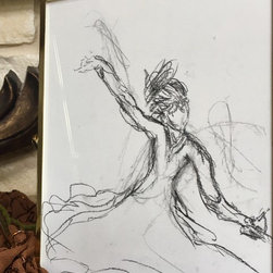 &ldquo;REACHING&rdquo;-1 IN SET OF 4 - Drawings And Illustrations