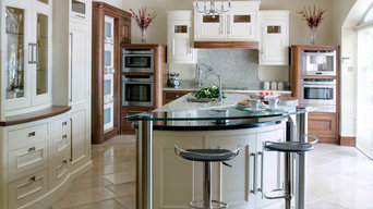 Walnut & hand painted classical kitchen