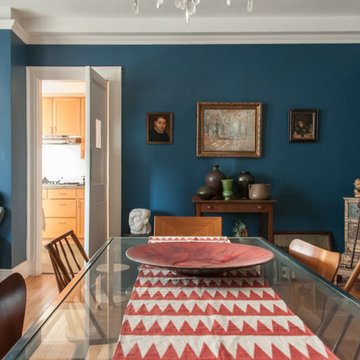 Deep Blue Dining Room