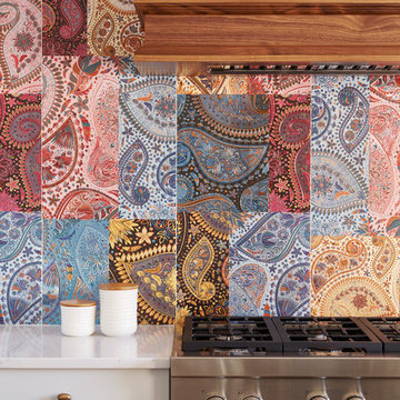 Kitchen with Paisley Tiles
