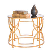 Tess Gold Leaf Cocktail Table