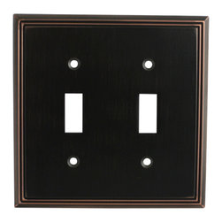 Cosmas - Cosmas Decorative Wall Plates/Outlet Cover, Oil Rubbed Bronze, 65000 Series - Switch Plates And Outlet Covers