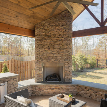 Outdoor Fireplace, Countertop