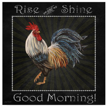 Jean Plout 'Good Morning Rooster 2' Canvas Art
