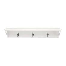 shelf with hooks