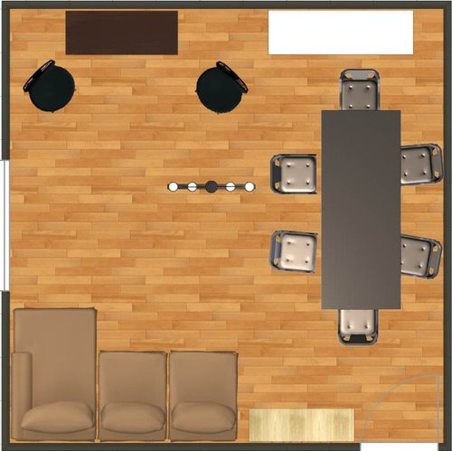 Need help with my square living/dining room!