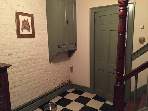 18th Century Brick house needs new kitchen in English basement