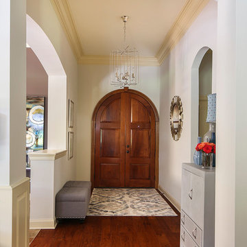 Gray & Blue Foyer