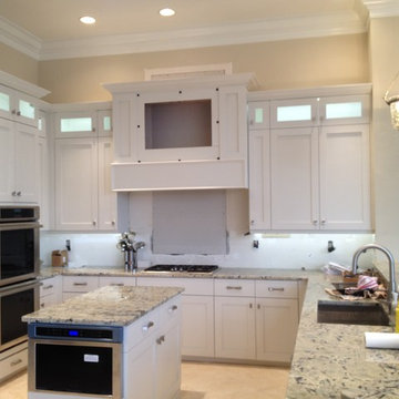 Gale and Lynn's White Kitchen Modification and Reface