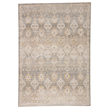 Vibe by Jaipur Living Hakeem Oriental Gray/Gold Area Rug, 5'x7'6"