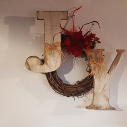 J O Y Wreath - Wreaths And Garlands