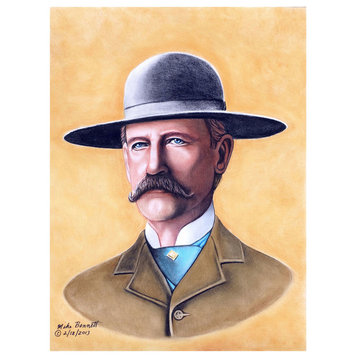 Mike Bennett Wyatt Earp Art Print, 9"x12"